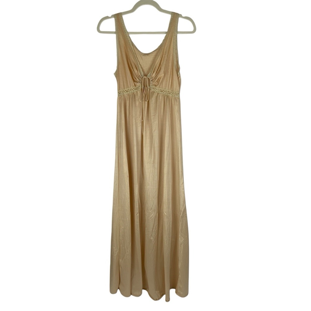 Vintage Slip Dress Babydoll Y2K Sheer Lace Fairy Earthy Ethereal NO SIZE Long
